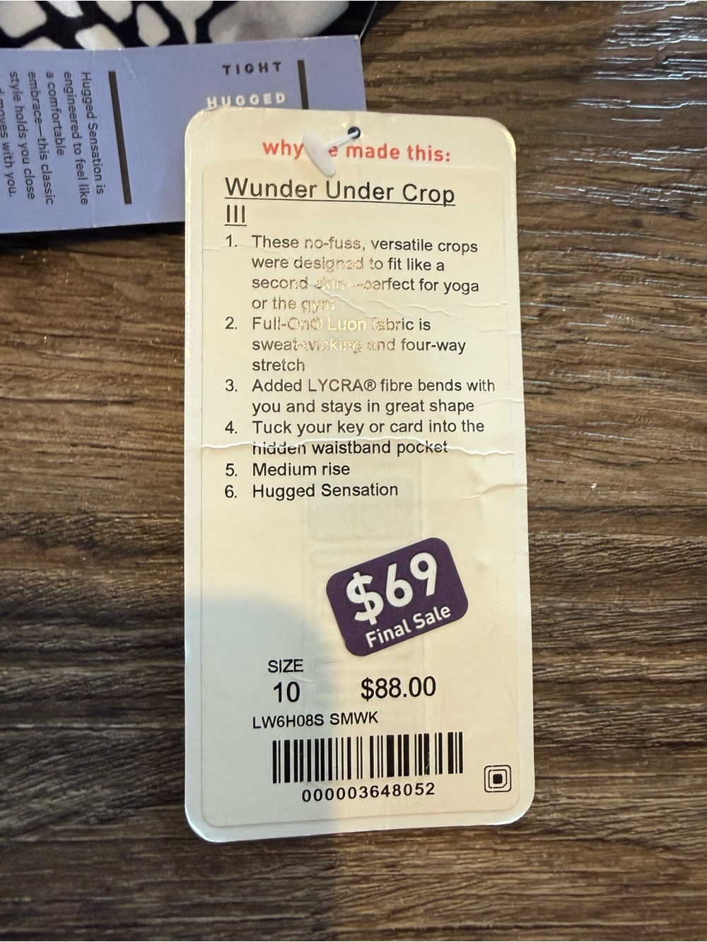 Lululemon crop - Picture 3 of 3